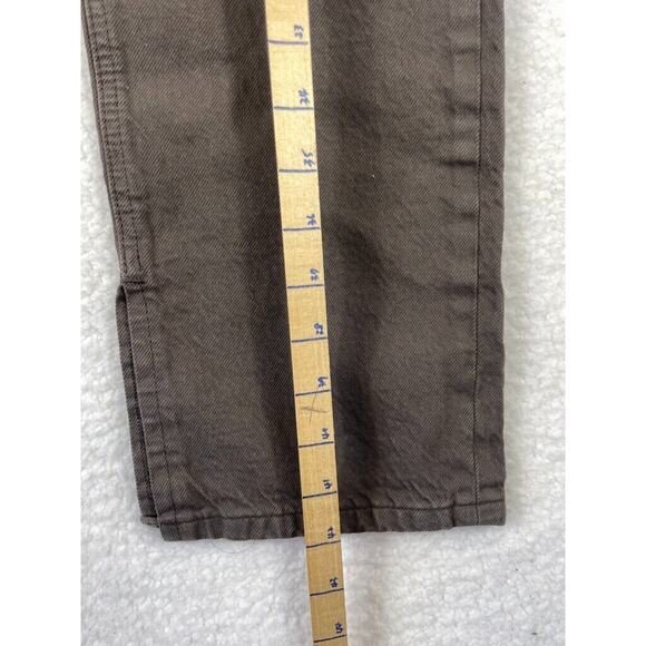 ZARA Straight Leg Jeans Women’s Size 6 Brown Dark Wash Denim Casual Pants - Picture 5 of 10